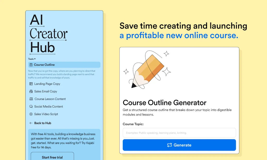 The AI Creator Hub by Kajabi screenshot 1 of 3