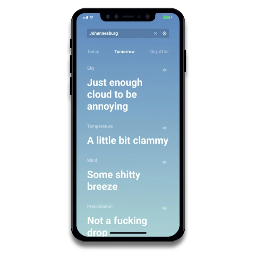 The F*cking Weather screenshot 1 of 4