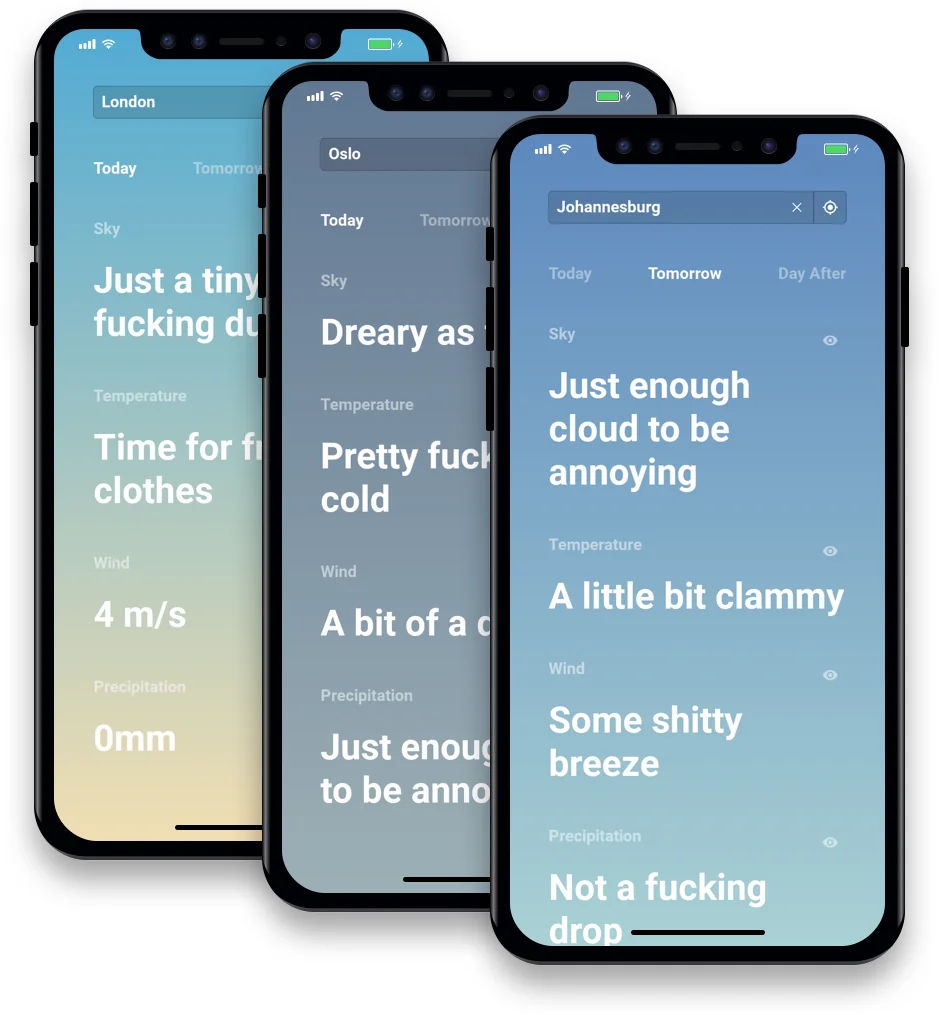 The F*cking Weather logo