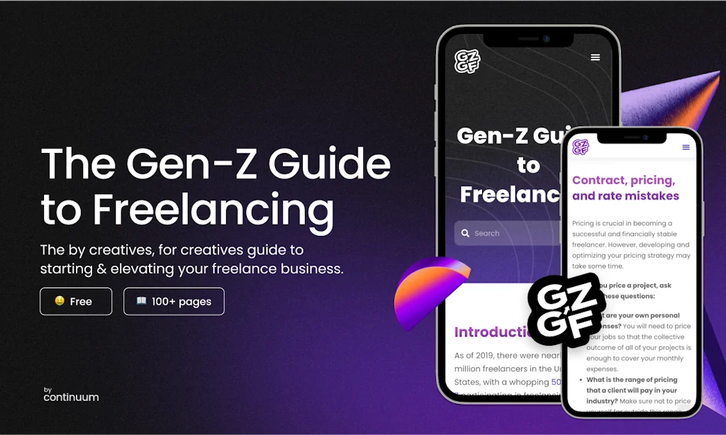 The Gen-Z Guide to Freelancing by Continuum screenshot 2 of 4