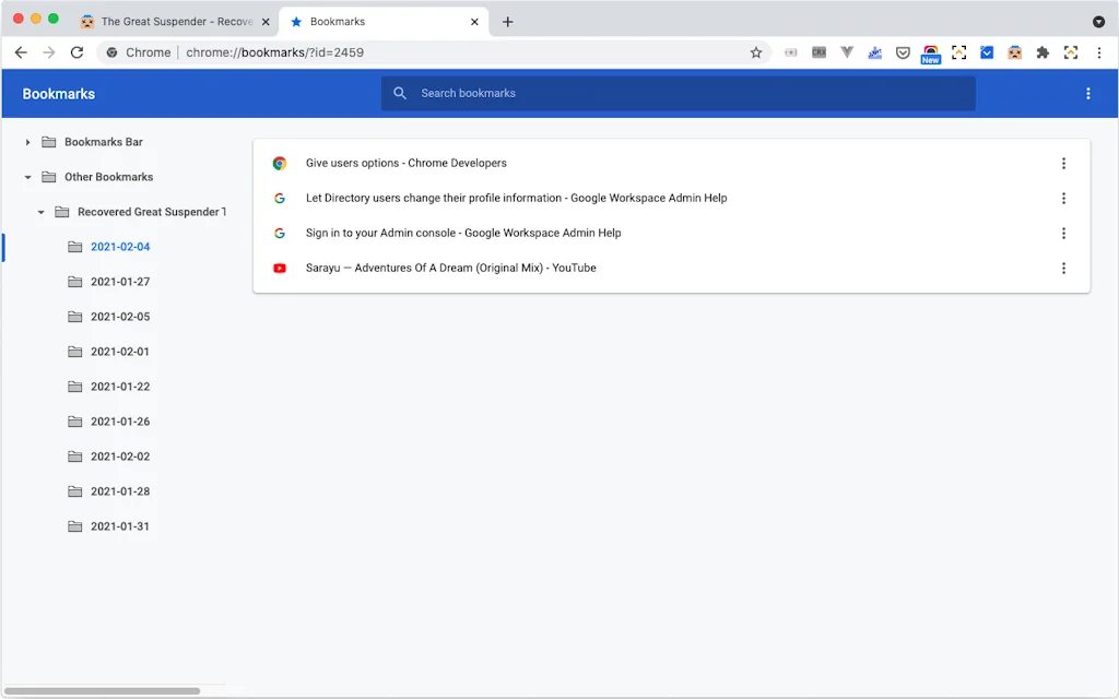 The Great Suspender screenshot 3 of 4