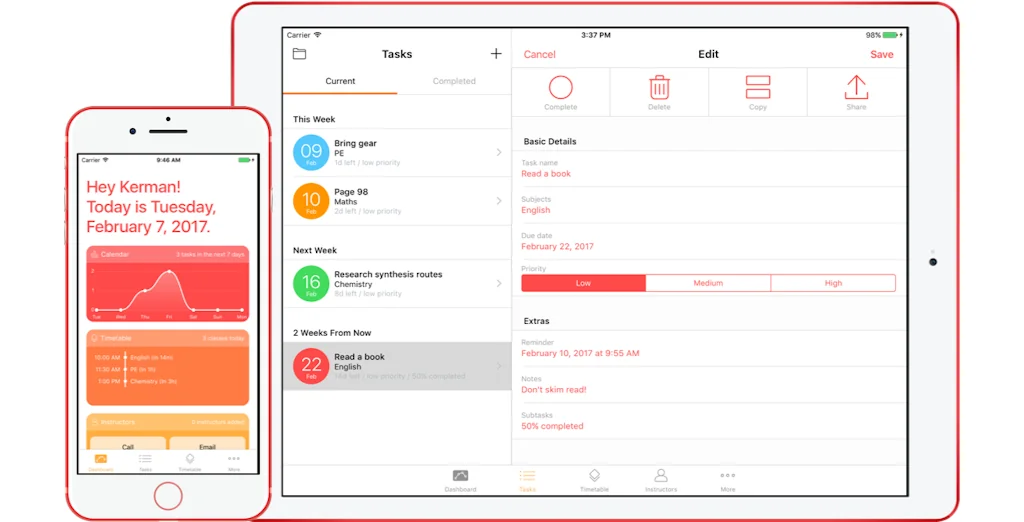The Homework App screenshot 2 of 4