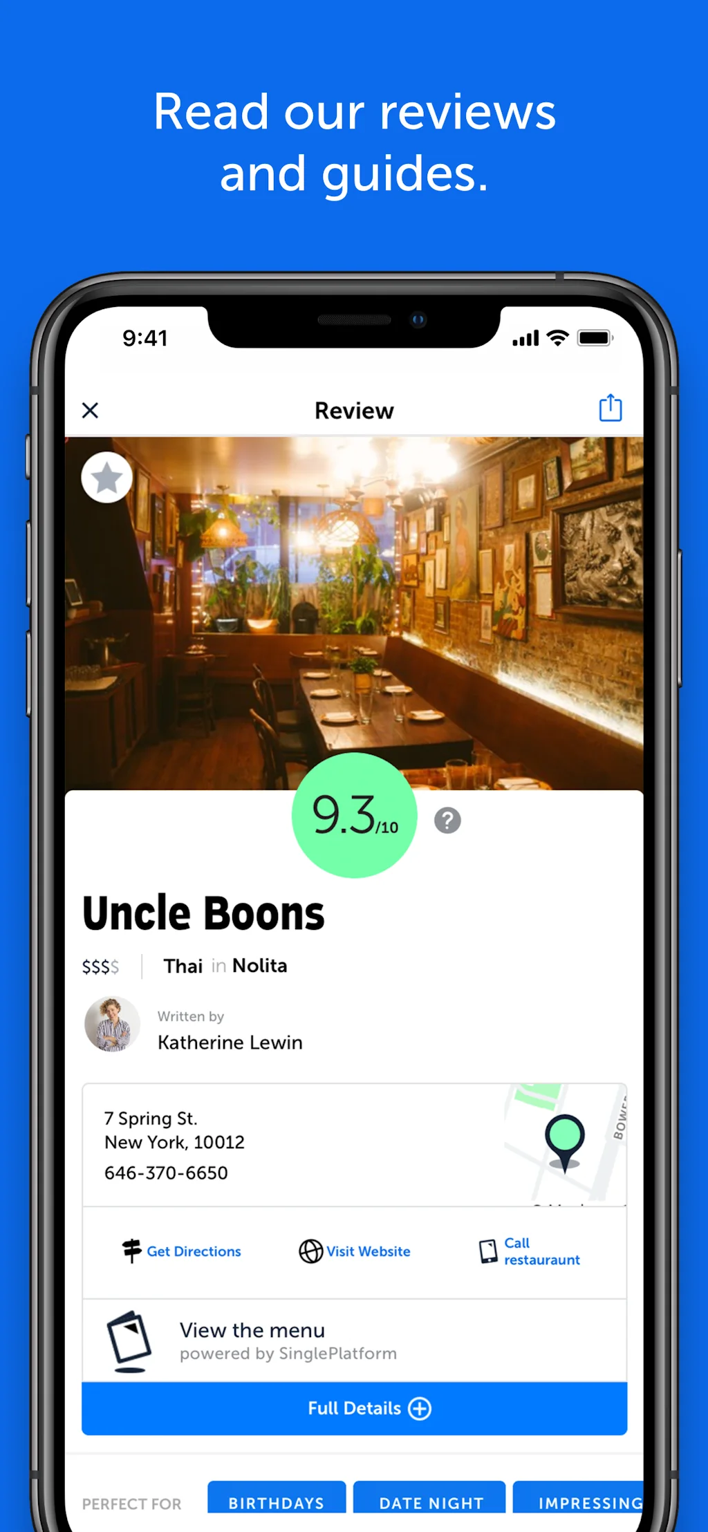 The Infatuation screenshot 4 of 5