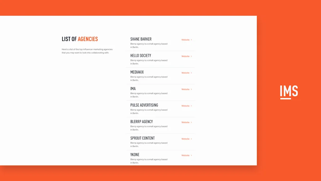 The Influencer Marketing Stack screenshot 4 of 7