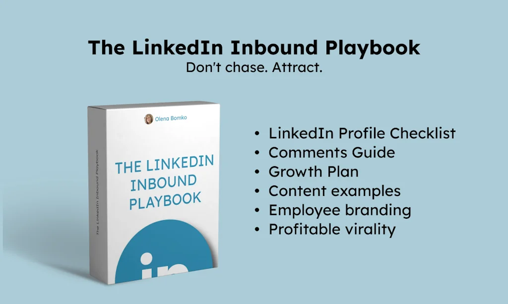 The LinkedIn Inbound Playbook screenshot 1 of 10