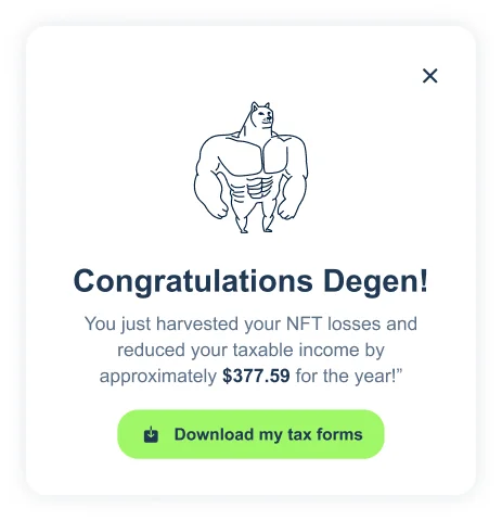 The NFT Loss Harvestooor - By CoinLedger screenshot 5 of 5