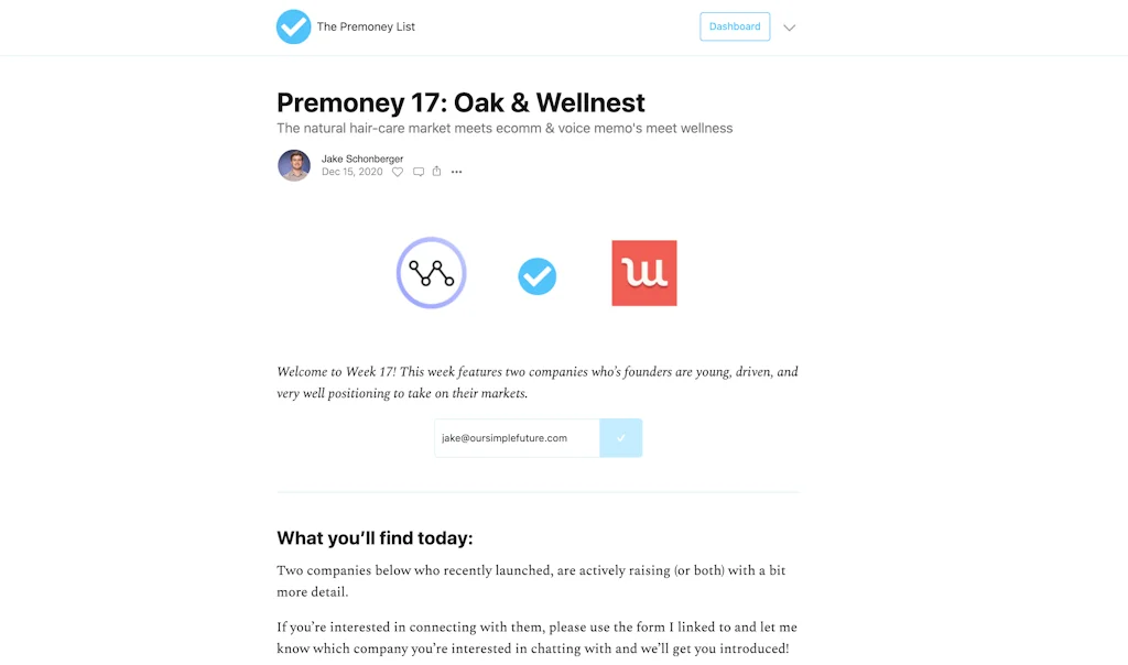 The Premoney List screenshot 3 of 4