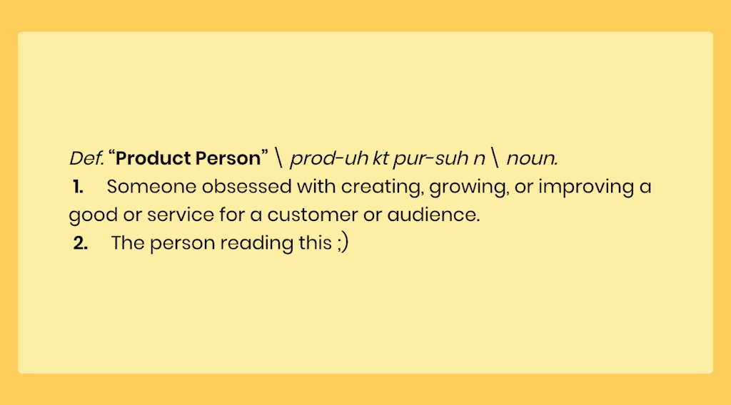 The Product Person screenshot 1 of 3