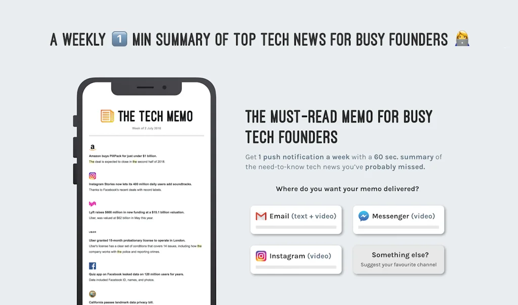 The Tech Memo screenshot 1 of 5