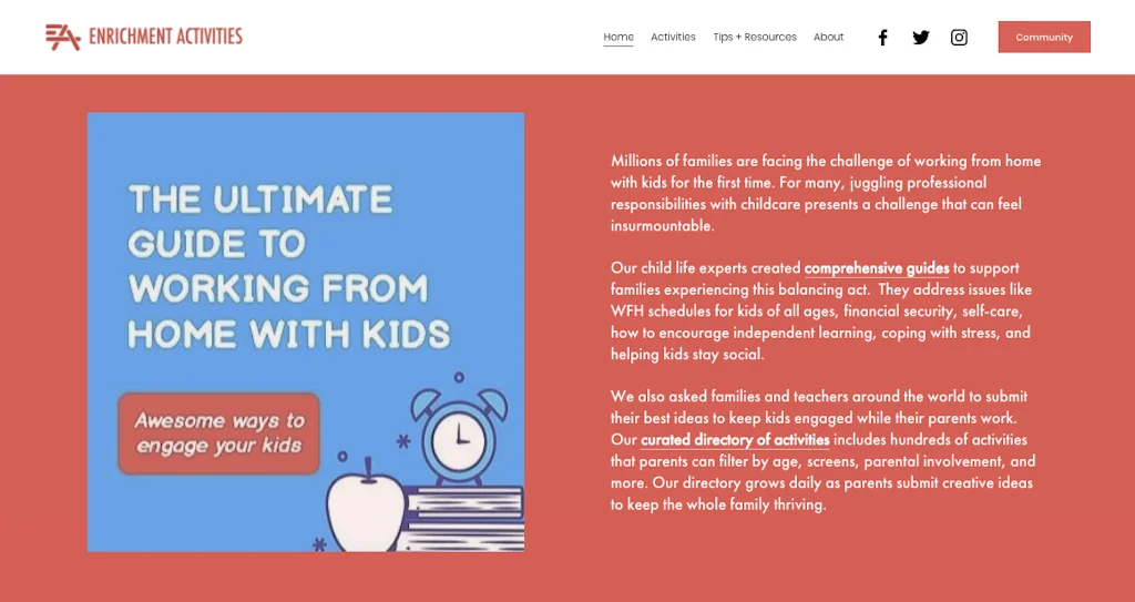 The Ultimate Guide to WFH with Kids screenshot 1 of 6