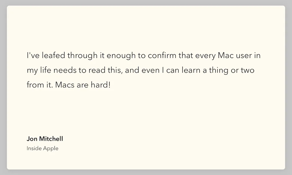 The Ultimate Mac User Book screenshot 9 of 11