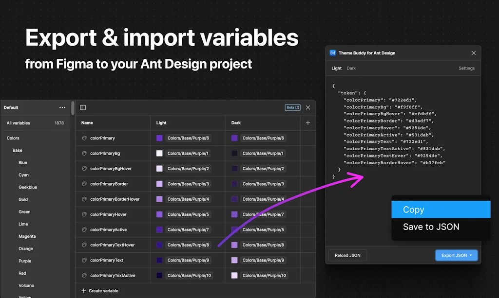Theme Buddy Figma Plugin screenshot 1 of 2
