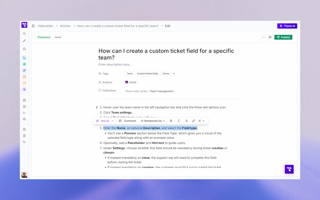 Thena screenshot 1 of 3