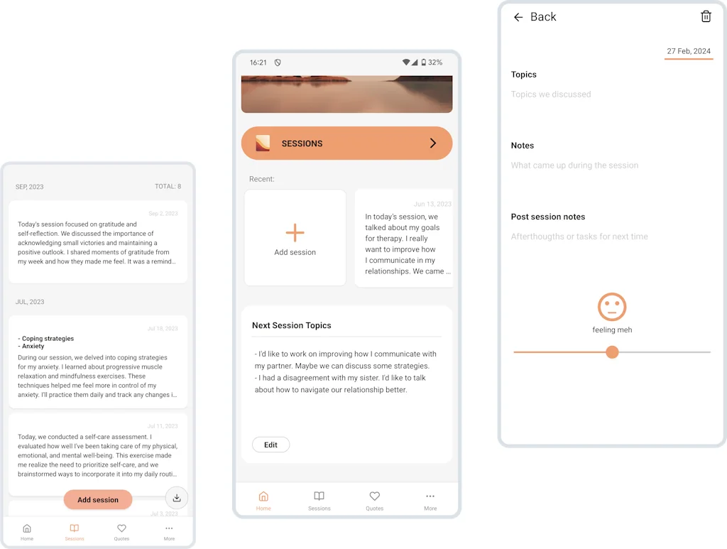 Therapeze screenshot 2 of 3