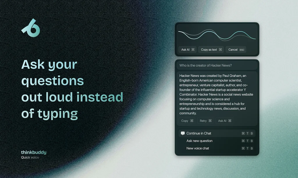Thinkbuddy AI screenshot 1 of 3