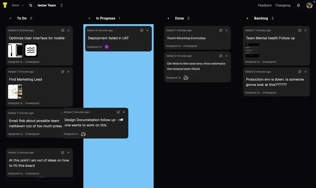Thinker - Whiteboards, Kanbans and More screenshot 5 of 6