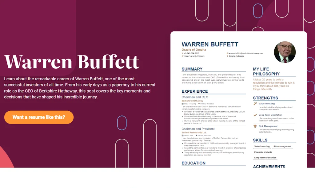 This Resume Does Not Exist screenshot 2 of 3