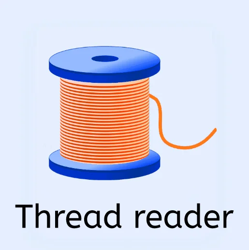 Thread reader logo