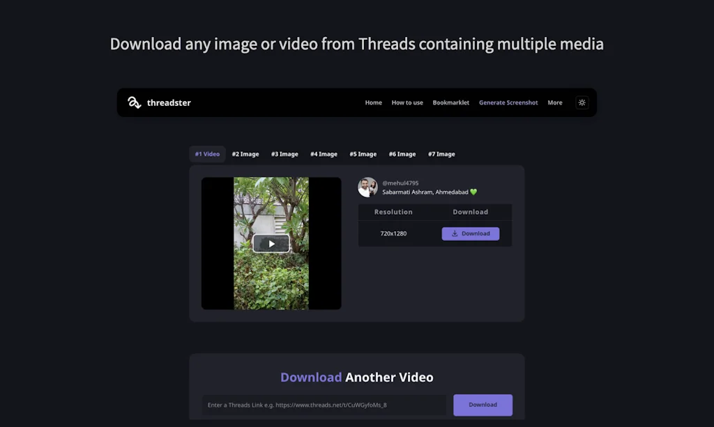 Threads Video Downloader - Shortcut screenshot 3 of 6