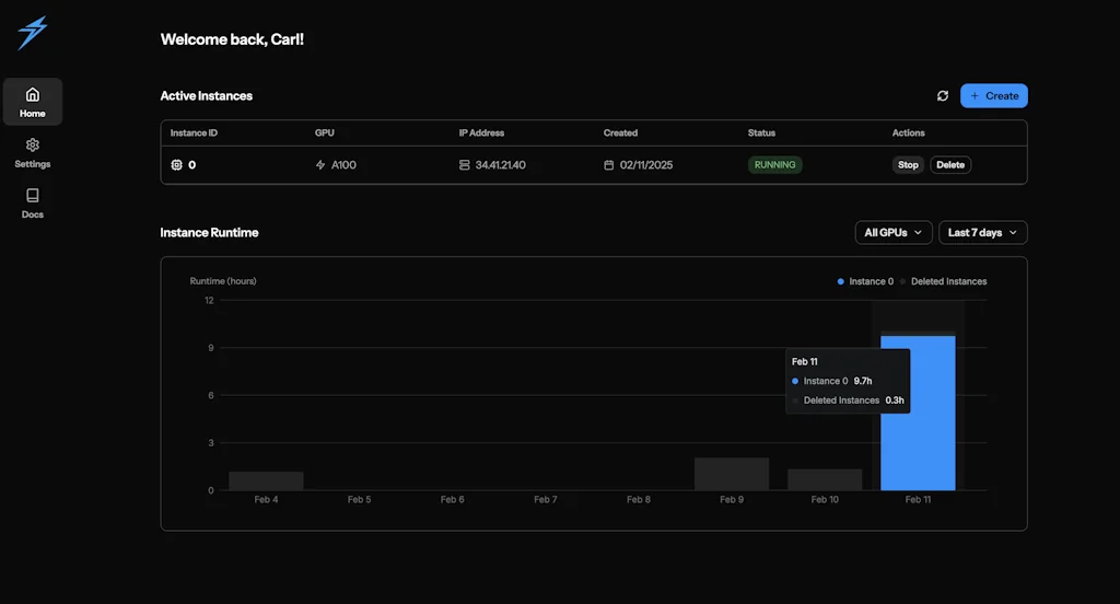 Thunder Compute (YC S24) screenshot 2 of 5