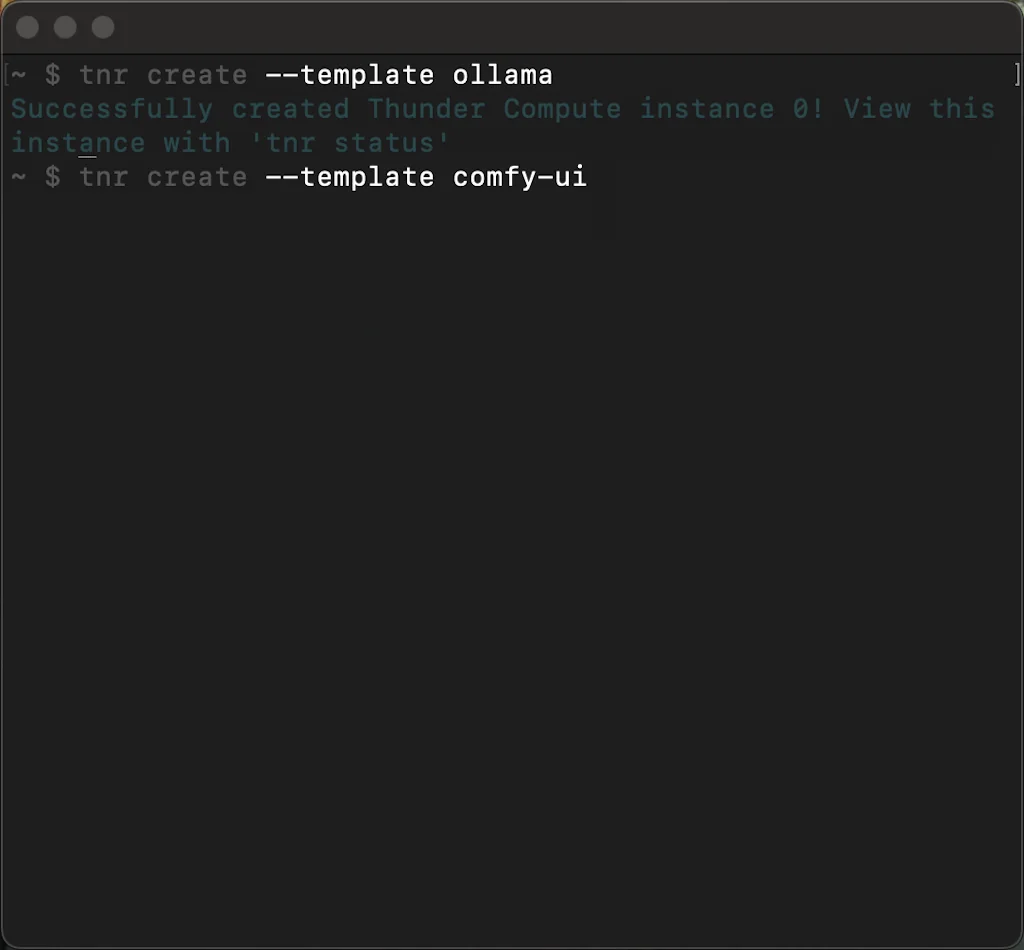 Thunder Compute (YC S24) screenshot 4 of 5