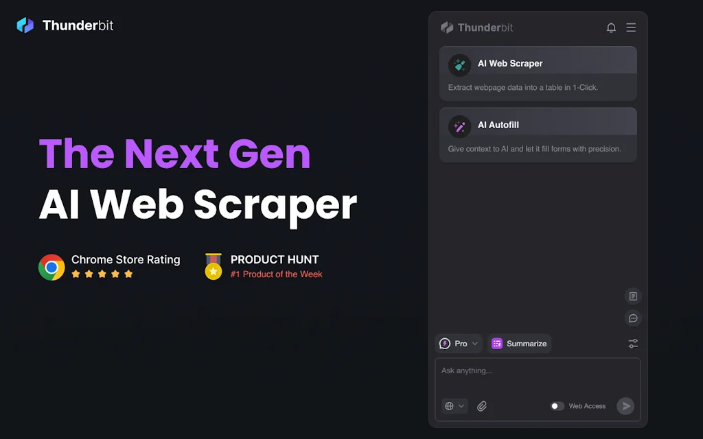 Thunderbit screenshot 1 of 4