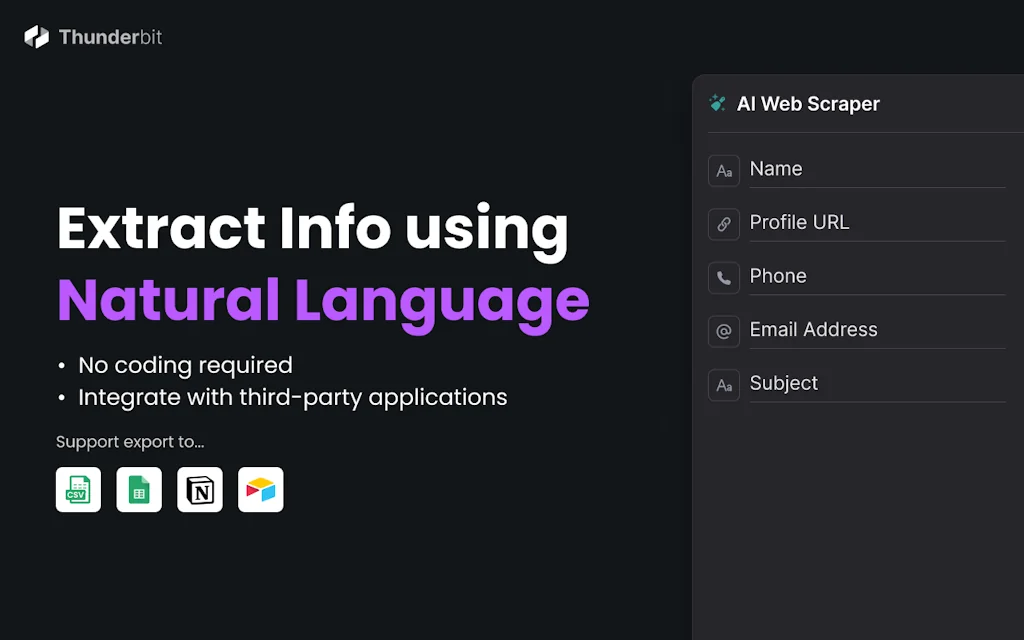 Thunderbit screenshot 3 of 4
