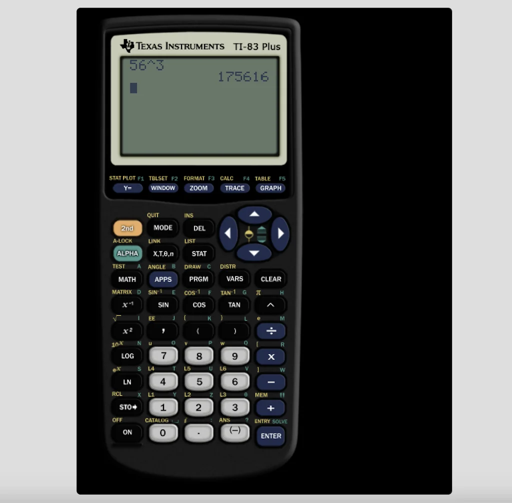 TI84 calculator online screenshot 2 of 2