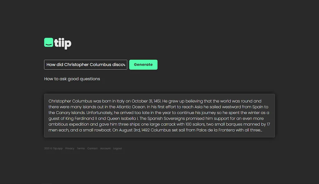 Tiip.app screenshot 2 of 3