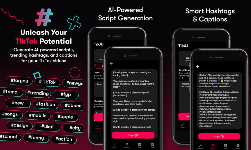 TikAI - Unleash Your TikTok Potential screenshot 1 of 1