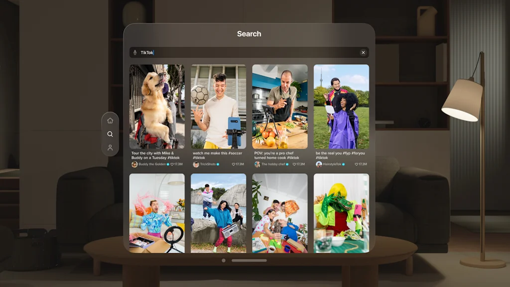 TikTok for  Vision Pro screenshot 4 of 4