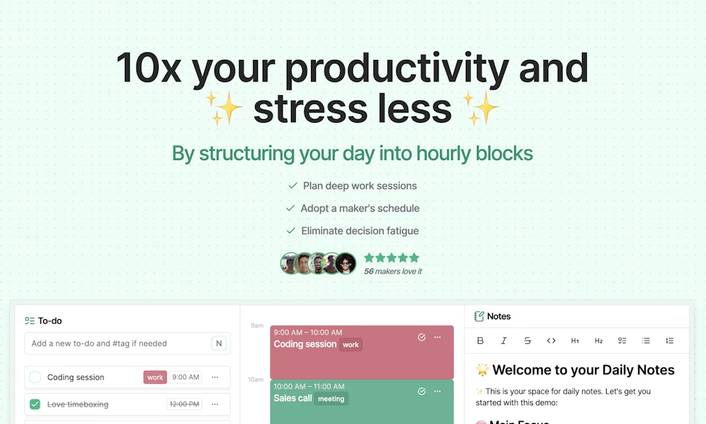 Timebox.so screenshot 1 of 6