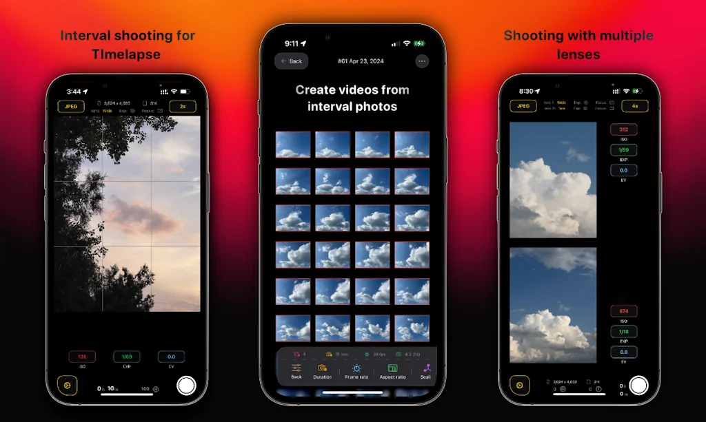 Timelapse - Capture / Editing screenshot 1 of 3