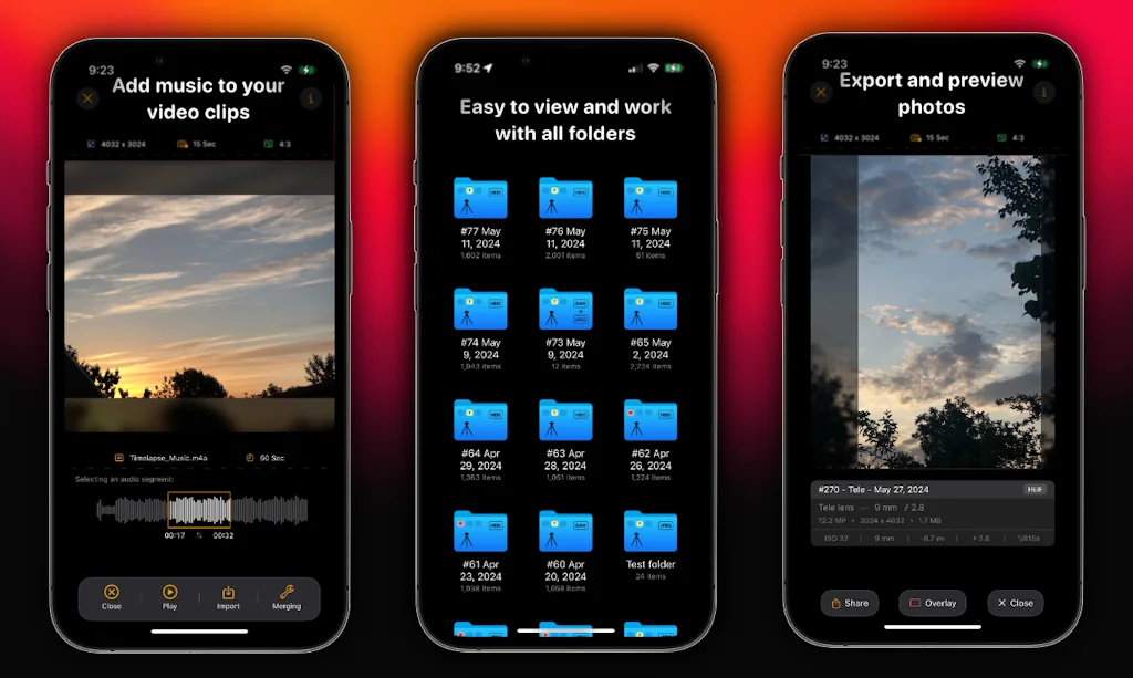 Timelapse - Capture / Editing screenshot 3 of 3