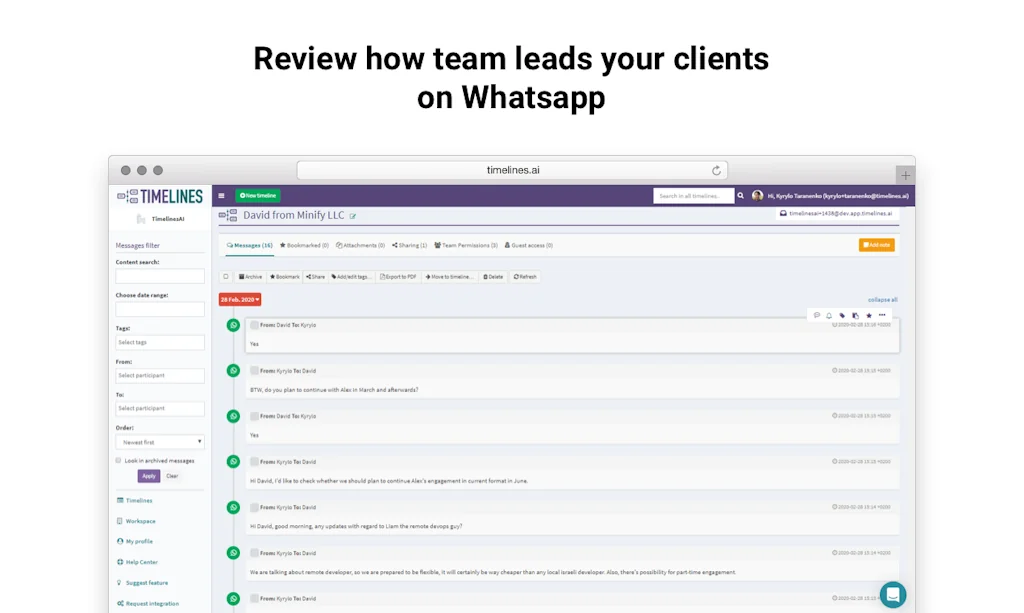 TimelinesAI screenshot 2 of 3