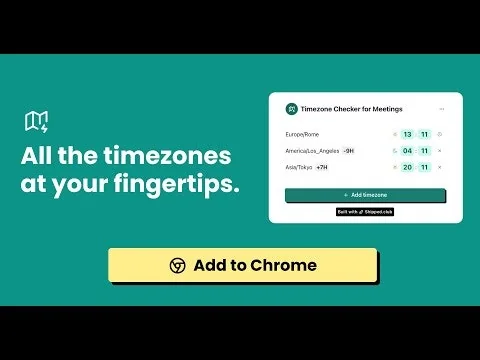 Timezone Checker for Meetings screenshot 5 of 5