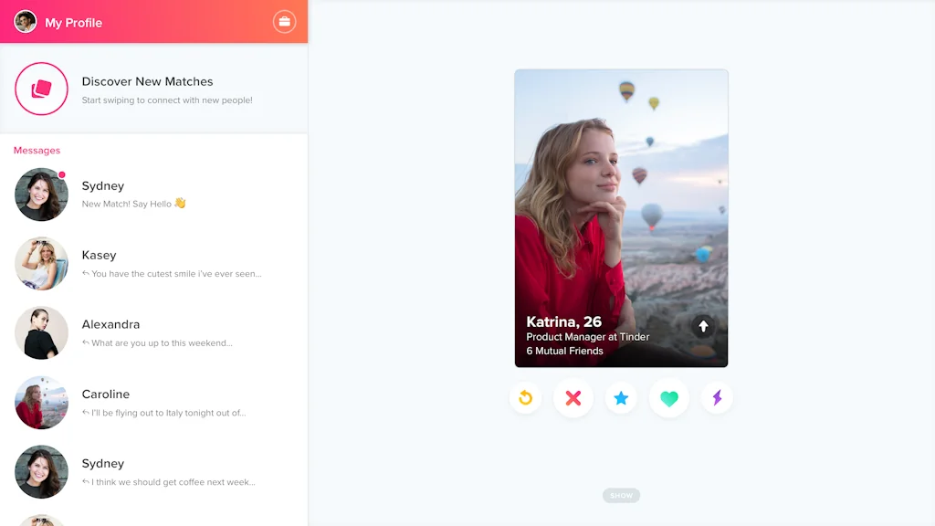 Tinder screenshot 3 of 5