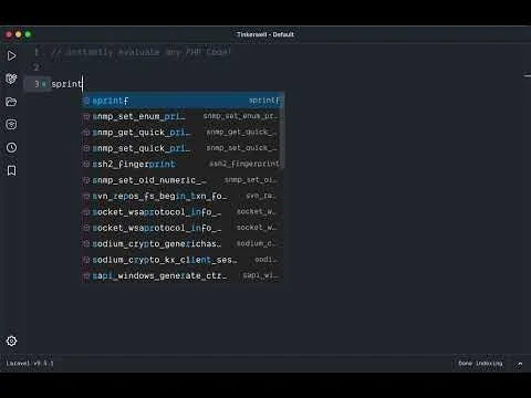 Tinkerwell screenshot 1 of 2
