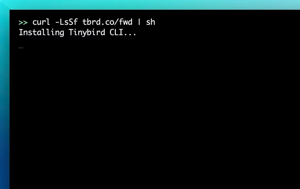 Tinybird screenshot 1 of 4
