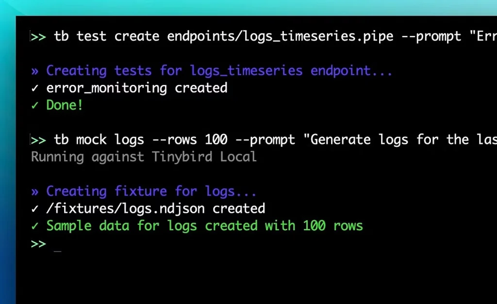 Tinybird screenshot 3 of 4