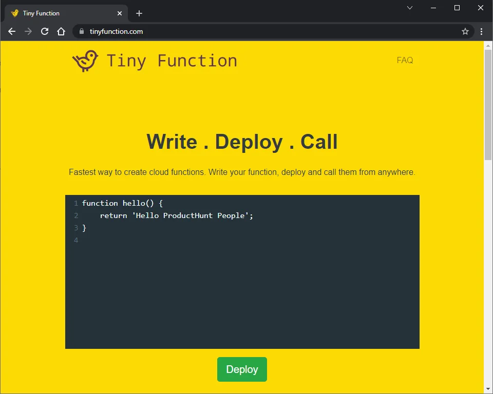 TinyFunction screenshot 1 of 2