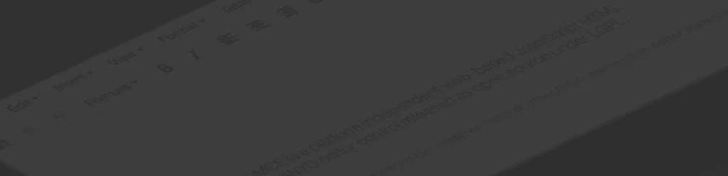 TinyMCE screenshot 2 of 3