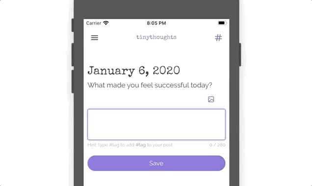 tinythoughts screenshot 1 of 5