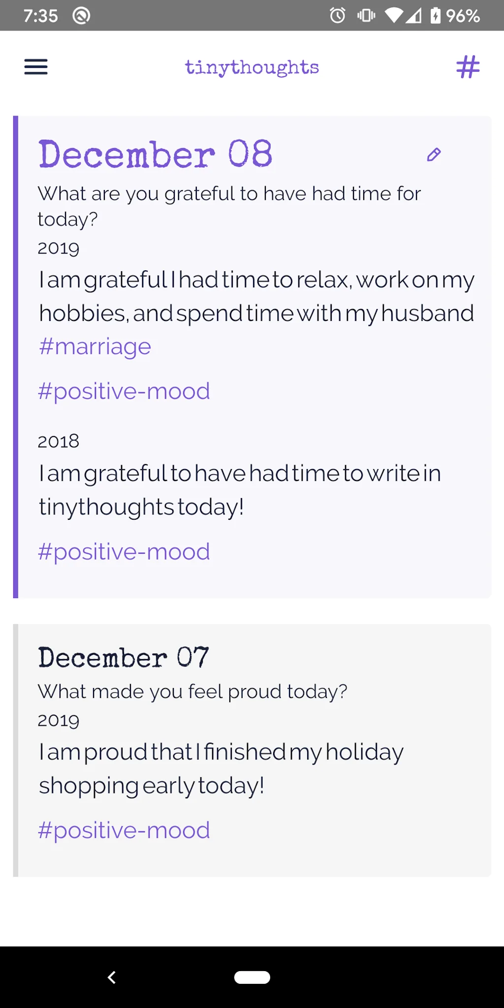 tinythoughts screenshot 2 of 5