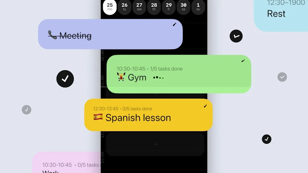 Tjime Burnout Calendar screenshot 1 of 3