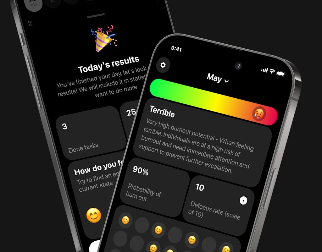 Tjime Burnout Calendar screenshot 2 of 3