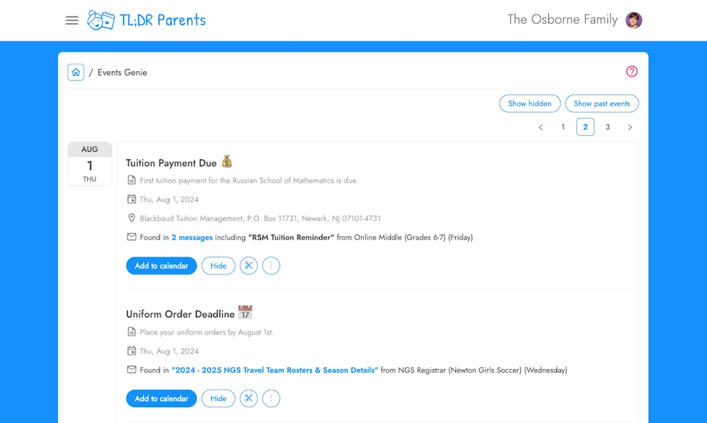 TLDR Parents screenshot 2 of 3