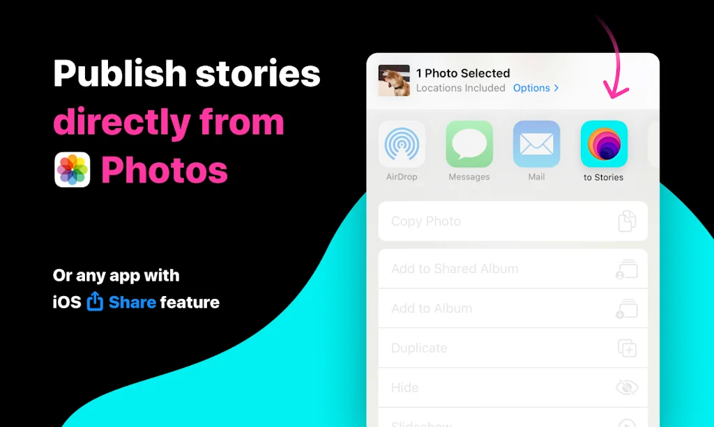 to Stories screenshot 1 of 3