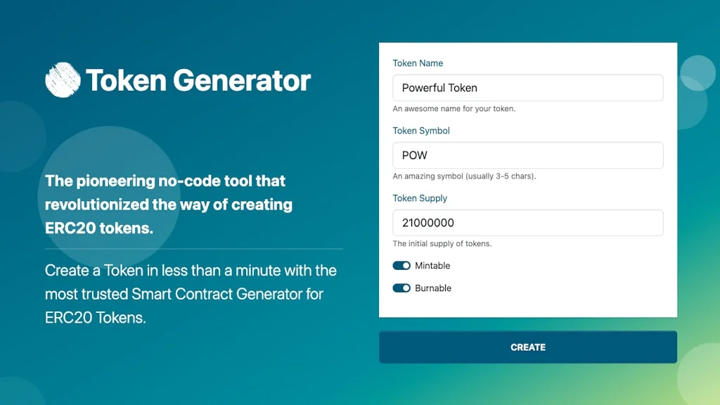 Token Generator screenshot 1 of 3