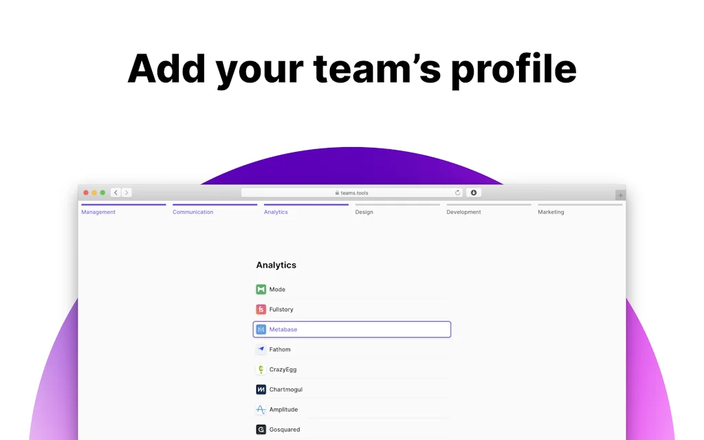 Tools for Teams screenshot 3 of 4